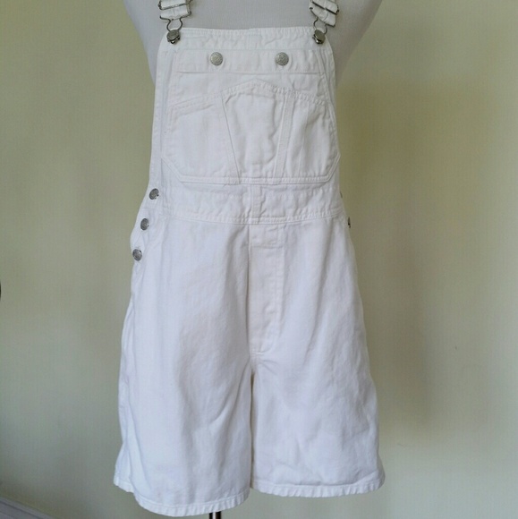 Dungarees white vintage Old Navy. - Picture 2 of 6